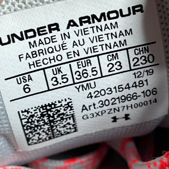 Under Armour Women's Charged Escape 3 Athletic Running Shoes - Picture 8 of 8